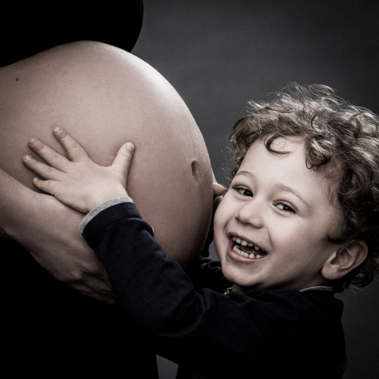 Schwangerschaftsportrait Zürich, mit Kind